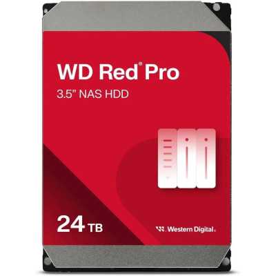 жесткий диск WD Red Pro 24Tb WD240KFGX Серый, красный