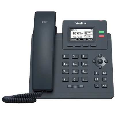 IP телефон Yealink SIP-T31W Черный